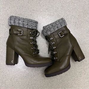Circus by Sam Edelman Circus Calgary Boot Green Heeled Boots Booties 8